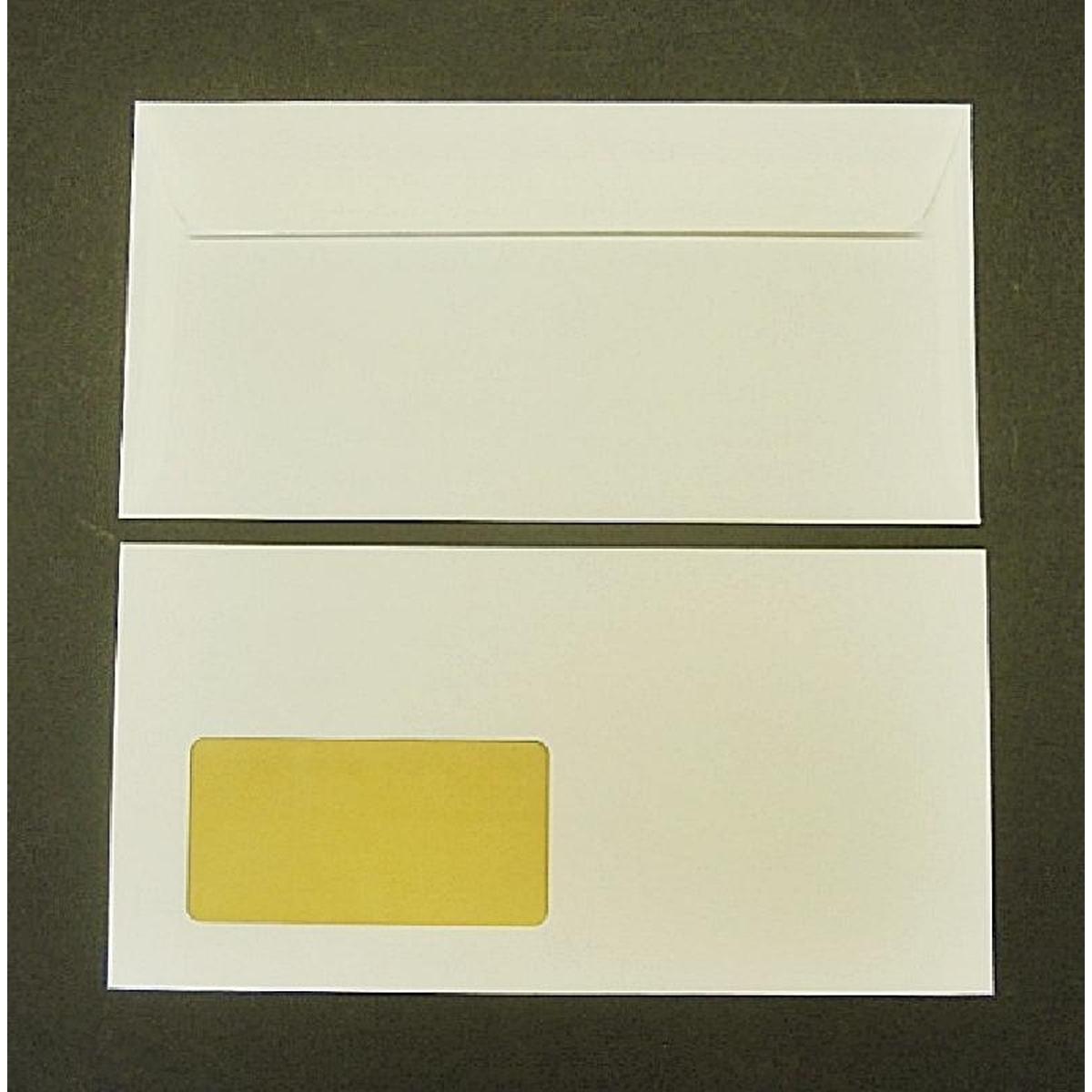 Thumbnail - Blanke, Briefumschlag, Briefumschläge DINlang 120g/qm haftklebend Fenster VE=250 Stück beige (110 x 220 mm, 250 x)