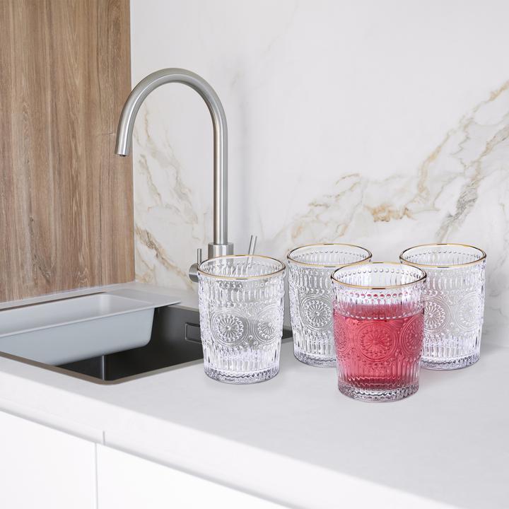 Produktbild Relaxdays 4x Trinkglas (0.30 l, 1 x)