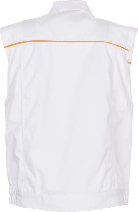 Actual product image Planam Waistcoat pure white/pure white/yellow 4XL XS (XS)