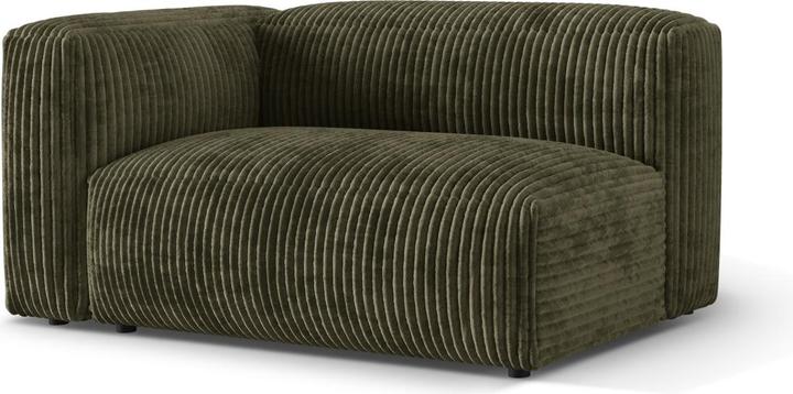 Image du produit Micadoni Chauffeuse Gauche, "Martina", 1 Place, 160x106x75 Fabriqué en Europe (Canapé modulaire, 1 place)