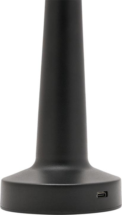 Actual product image Hestia Black USB LED Touch Table Lamp