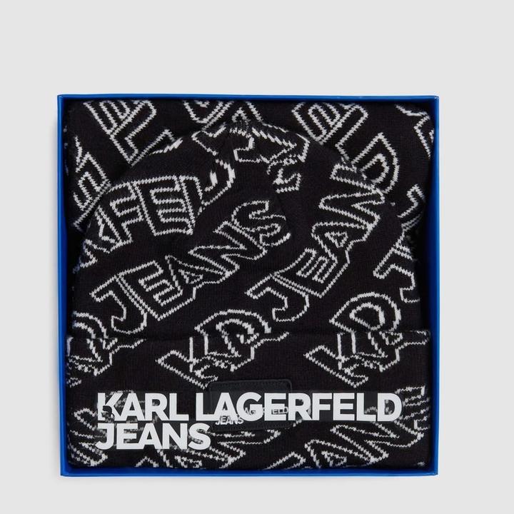 Image du produit Karl Lagerfeld Set Sciarpa e Berretto Monogramma
