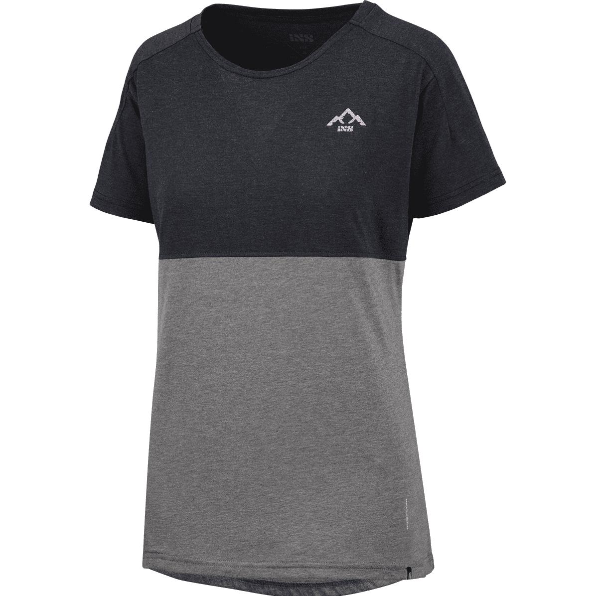 iXS, Damen, Velotrikot, Damen Flow Tech Tee (mountain) (L), Schwarz, L