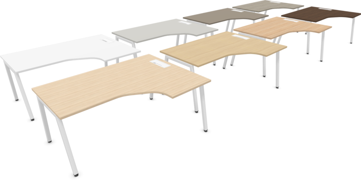 Produktbild Narbutas Nova A Eckschreibtisch Rechts (1600 x 1200 x 740 mm)