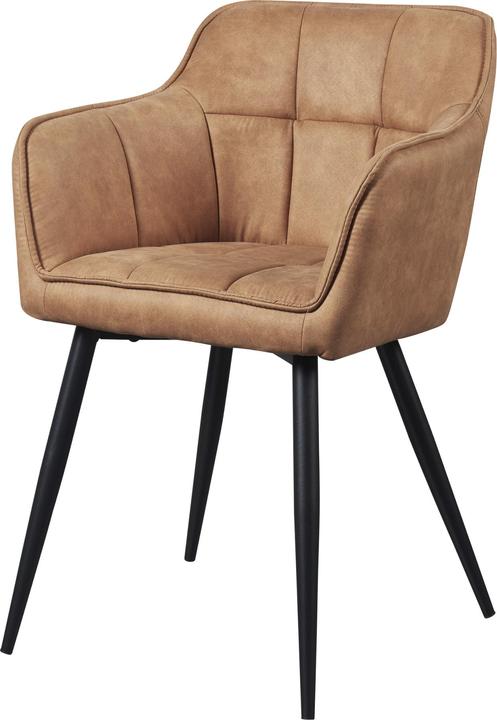 Produktbild En.Casa Esszimmerstuhl 4er Set Birmingham Braun