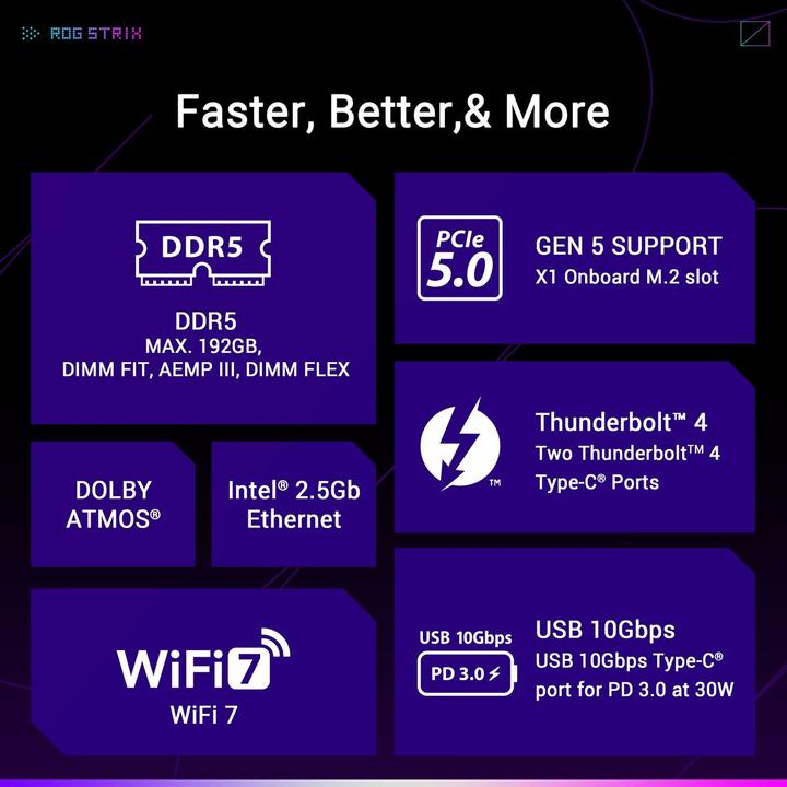 Produktbild ASUS ROG STRIX Z890-F GAMING WiFi (LGA 1851, Intel Z890, ATX)