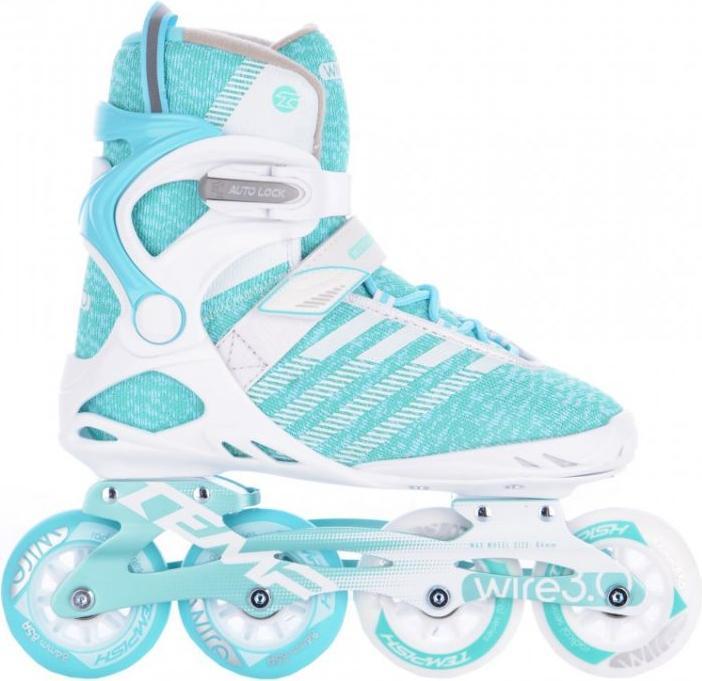 Produktbild Tempish - Wire 3.0 84 - Dames - Skeelers - Wit - Blauw - 38 (38)