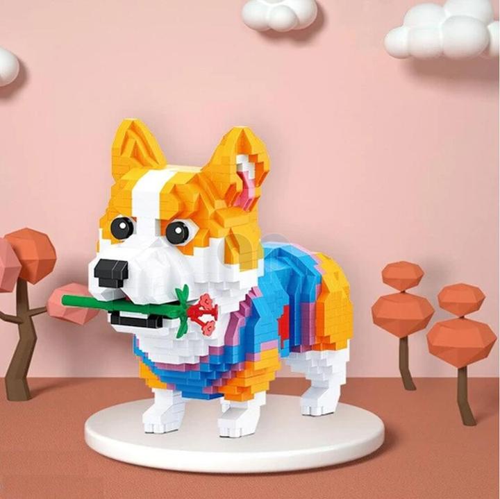 Actual product image Balody 18396 - Corgi (997 pieces)