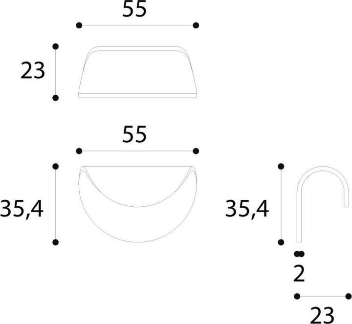 Produktbild Confalonieri Möbelgriffe/Kleiderhaken zum Kleben