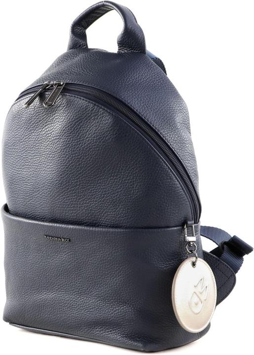 Actual product image Mandarina Duck Mellow Leather Backpack with Inner and Outer Zippered Compartments