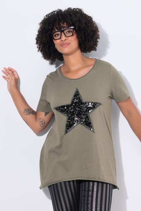 Produktbild Angel of Style T-Shirt, A-Linie, Pailletten-Stern (46)
