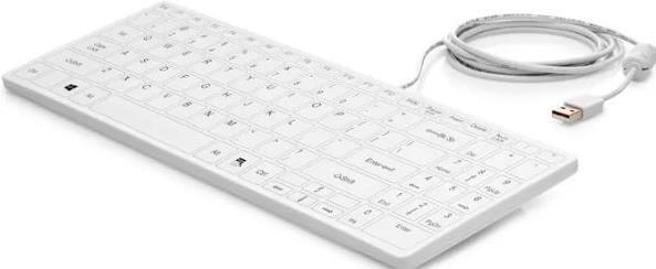 Produktbild HP USB Keyboard and Mouse (DE, Kabelgebunden)