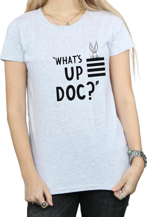 Image du produit Looney Tunes - T-shirt BUGS BUNNY WHAT'S UP DOC STRIPES - Femme (S)