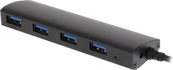Immagine prodotto Deltaco UH-481 hub di interfaccia USB 3.2 Gen 2 (3.1 Gen 2) Type-A Nero (USB-A, 4 Porti)