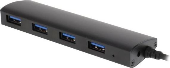 Immagine prodotto Deltaco UH-481 hub di interfaccia USB 3.2 Gen 2 (3.1 Gen 2) Type-A Nero (USB-A, 4 Porti)