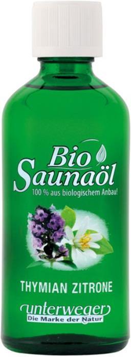 Image du produit Unterweger Huile de sauna bio Thym Citron