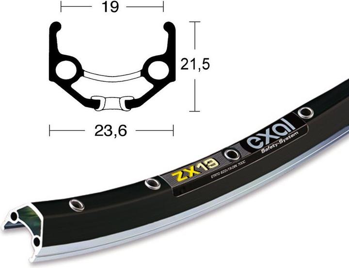 Produktbild Exal ZX 19 (28")