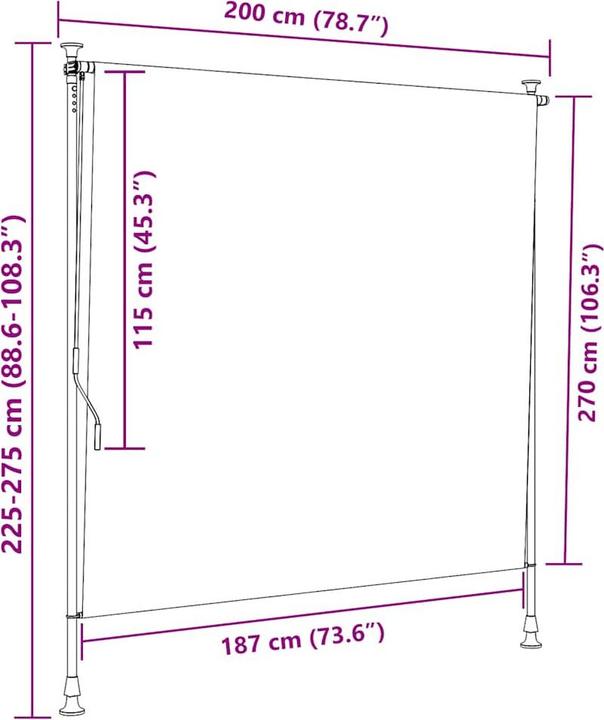 Immagine prodotto vidaXL Katalin (200 x 270 cm)