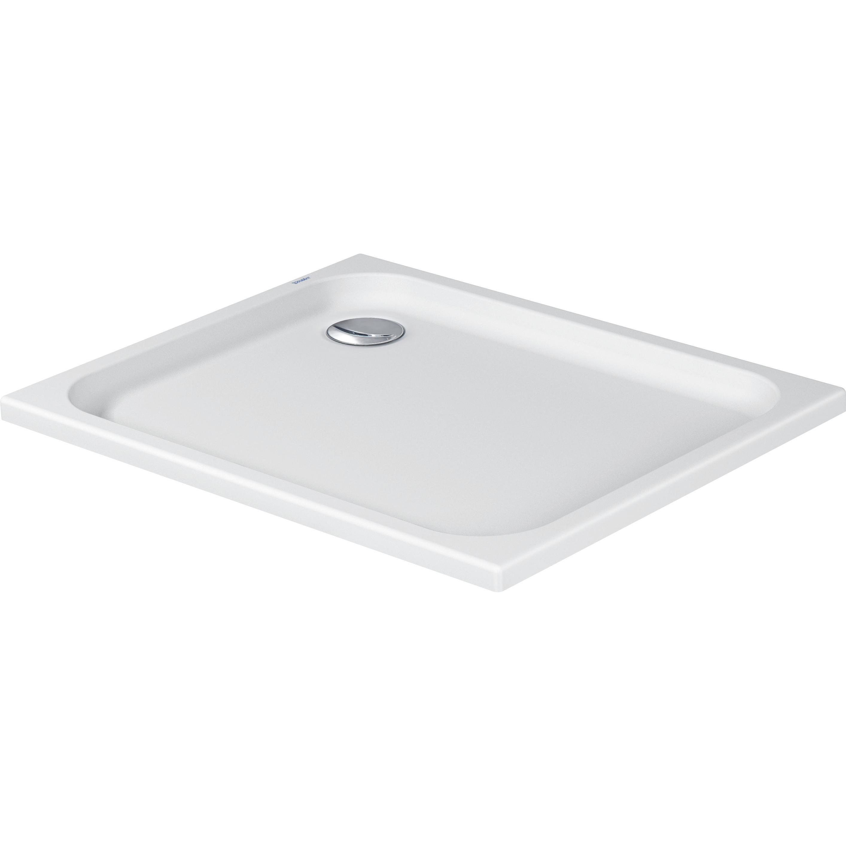 Duravit, Duschwanne, Duschwanne D-Code 1000 x 800 x 85 mm wei glatt 720106000000000