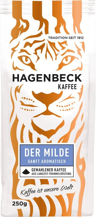 Hagenbeck Kaffee The mild 250g ground (Medium roast, 250 g)