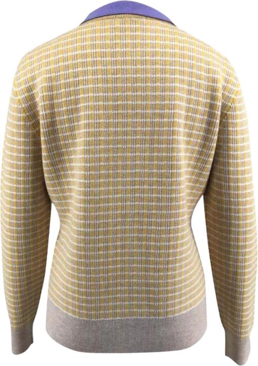 Immagine prodotto Bellemere Pullover Merino Tweed Pullover With Pearl Polo Collar (M)