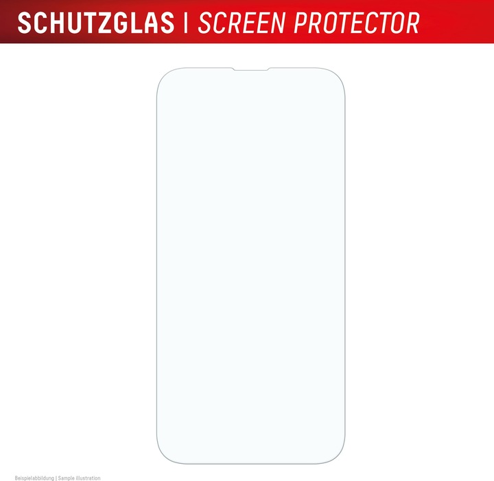 Actual product image Displex Real Glass, 2D Panzerglas + Handyhülle (1 Piece, Apple iPhone 16e)