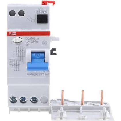 ABB, Schutzschalter, FI-Schutzschalterblock 3-polig 40A 30mA