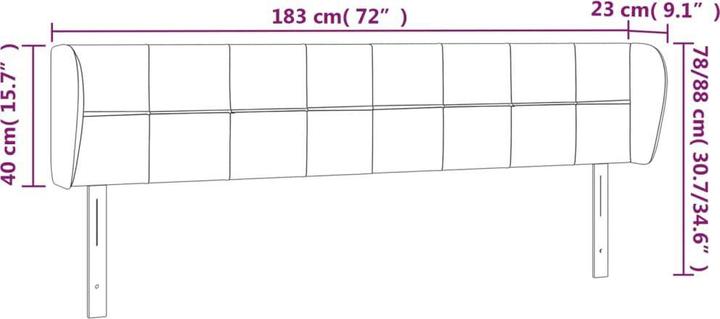 Image du produit vidaXL Andi (183 x 23 x 88 cm)