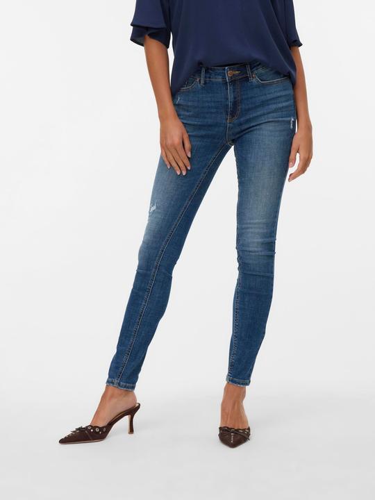Actual product image Vero Moda VMFLASH Mid Rise Skinny Fit Jeans Skinny Jeans (L)