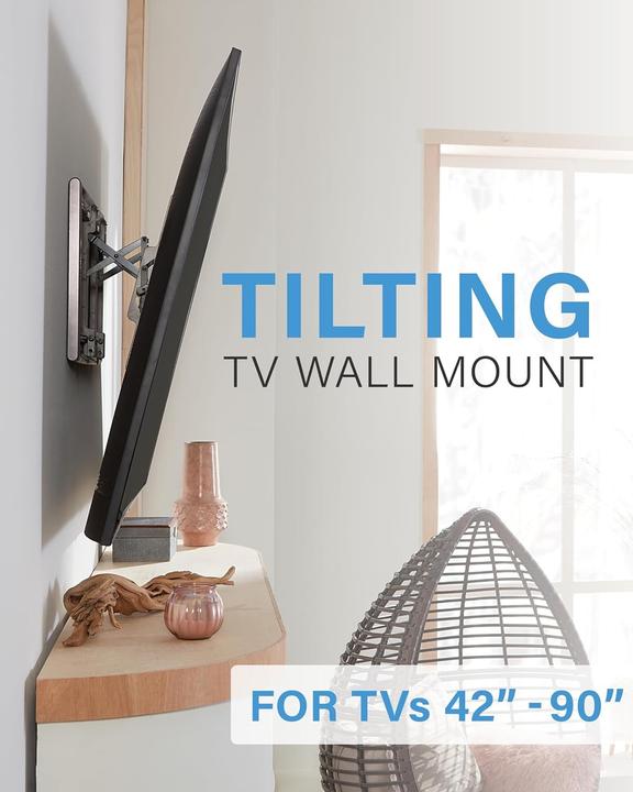 Actual product image Sanus Wall mount VLT7 Advanced Tilt Premium - black (Wall, 68 kg, 42" - 90")