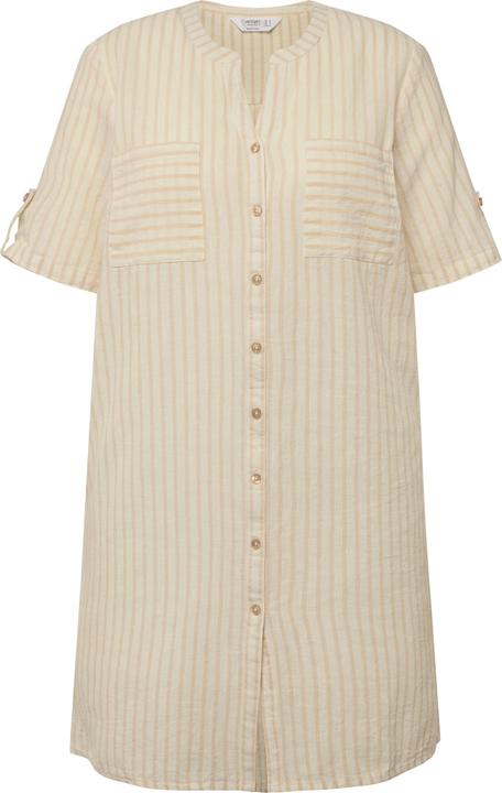 Produktbild Angel of Style Longbluse, Streifen, Tunika-Ausschnitt, 3/4-Ärmel (50)