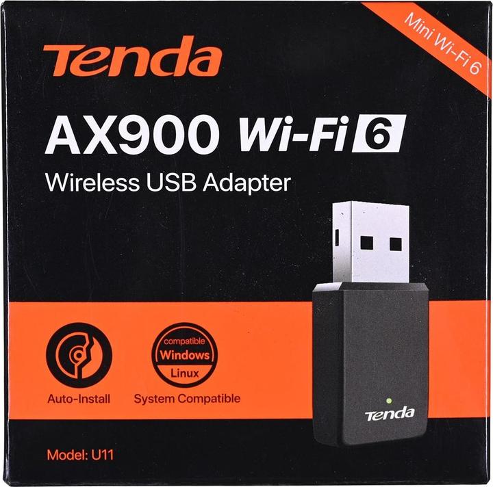 Produktbild Tenda WRL ADAPTER 900MBPS USB U11 (USB)