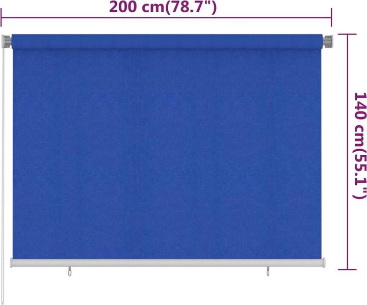 Image du produit vidaXL Store roulant (200 x 140 cm)