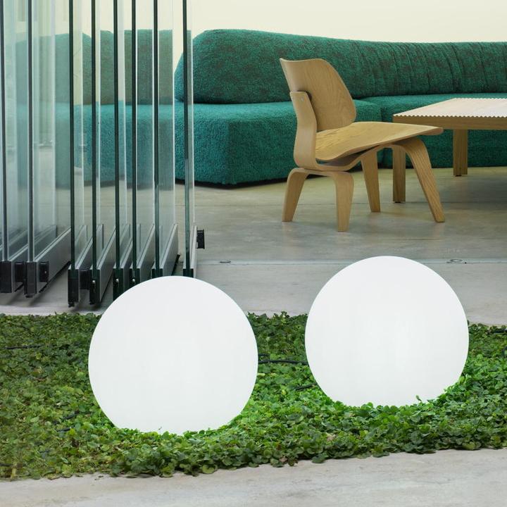 Produktbild Newgarden BULY 40 LED Kugelleuchte, runde Gartenleuchte 40cm E27 Innen & Aussen IP65 (600 lm, E27, IP65)