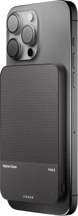 Native Union (Re)Classic Qi2 Magnetic Powerbank 5000mAh Black (5000 mAh, 20 W)