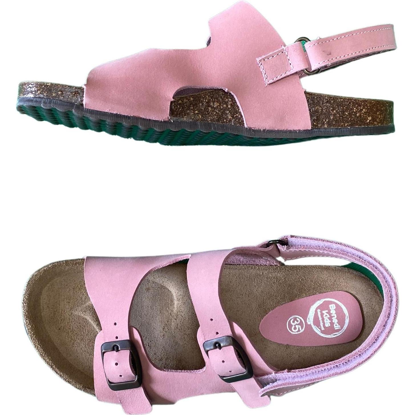 Benedi, Jungen, Sandalen, kindersandalen nobuck, Pink, (29)