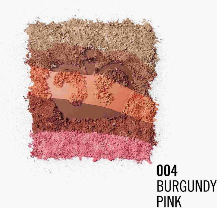 Actual product image Rimmel London London Scandaleyes 5 Pan Eyeshadow Palette Burgundy Pink (004)