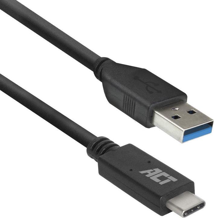 Produktbild USB 3.2 Gen1 connection cable A male - C male 2 meters (2 m, USB 3.2 Gen 1, 65 W)