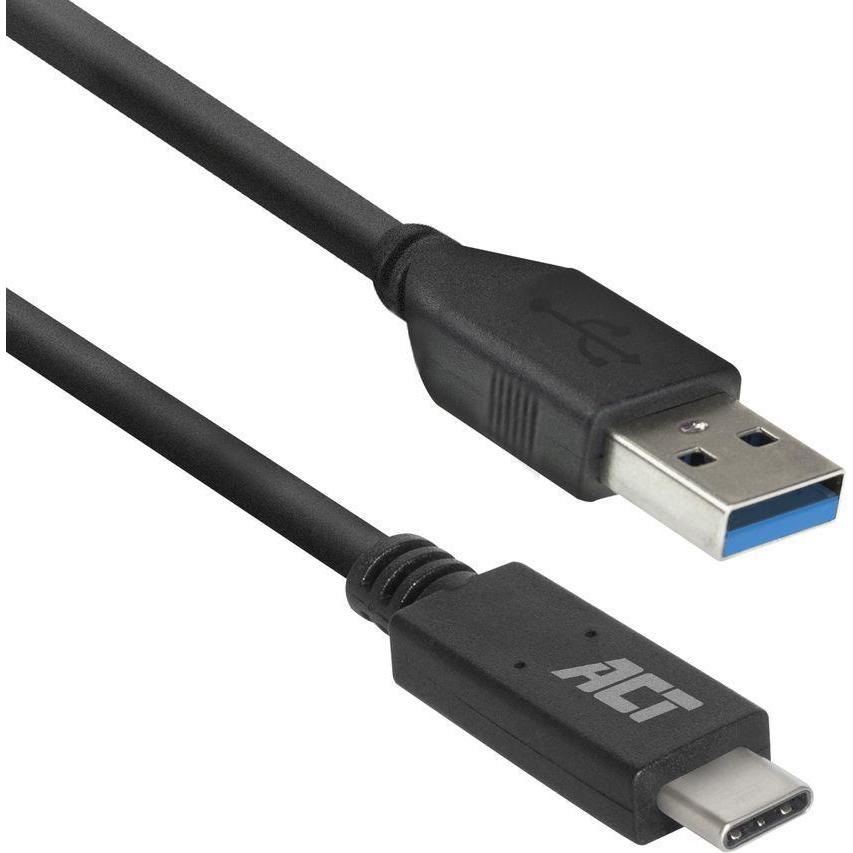 ACT USB 3.2 Gen1 connection cable A male - C male 1 meter (1 m, USB 3.2 Gen 1), USB Kabel