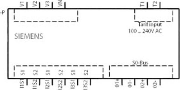 Produktbild Siemens PAC1600: 3 phasig / 5A, S0
