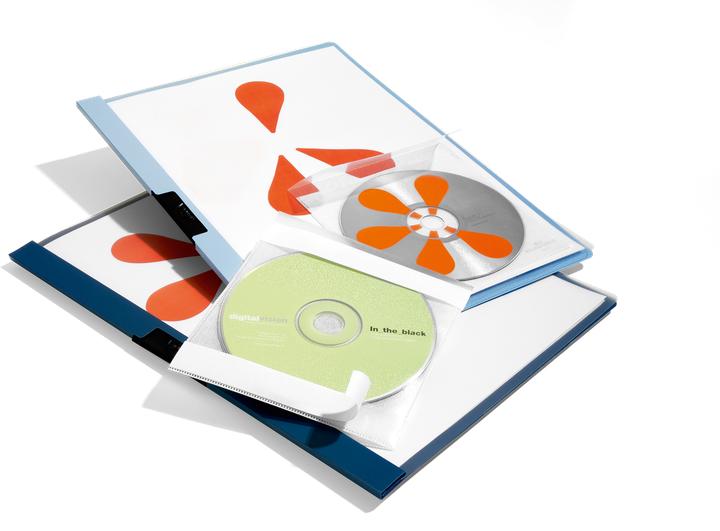 Durable Pochettes pour CD/DVD autocollantes Set (CD)