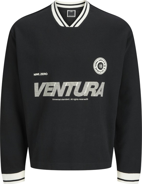 Jack & Jones Jcohorizon Sports Print Sweat Ls V-Neck