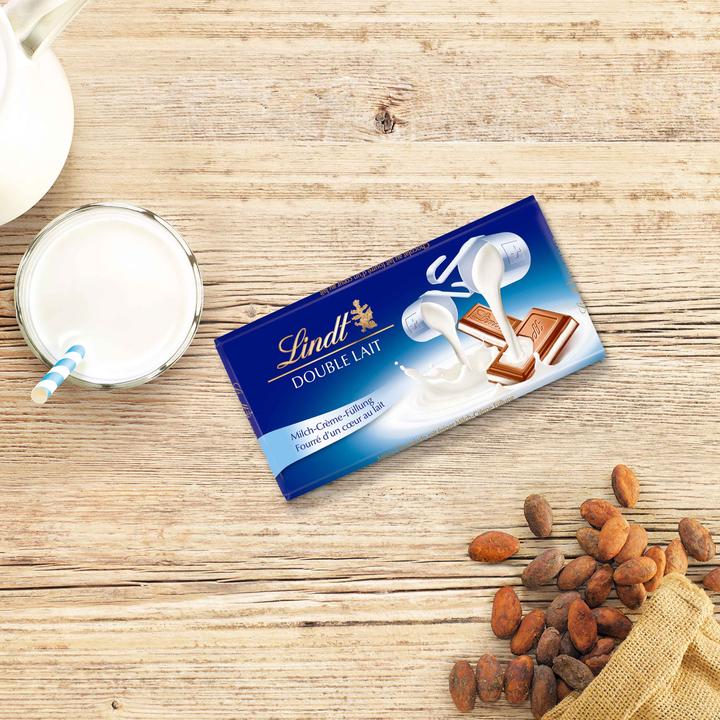 Image du produit Lindt Tablette de chocolat Double Lait Multipack (500 g)