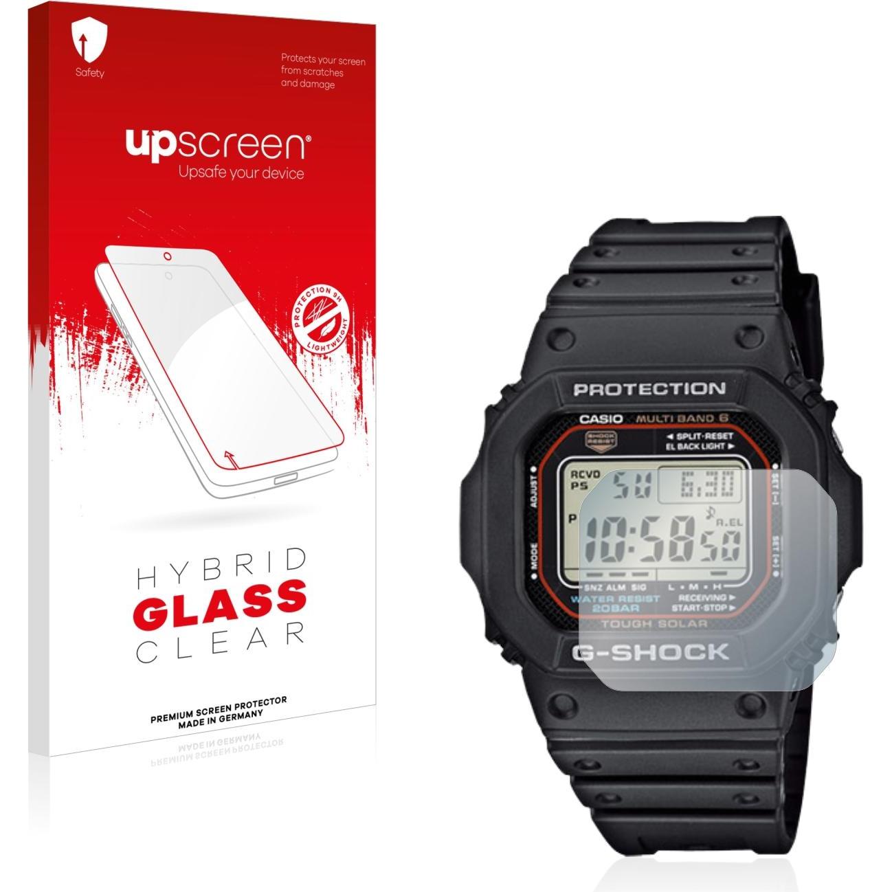 upscreen Scratch Shield Panzerglasfolie, Smartwatch Schutzfolie, Transparent