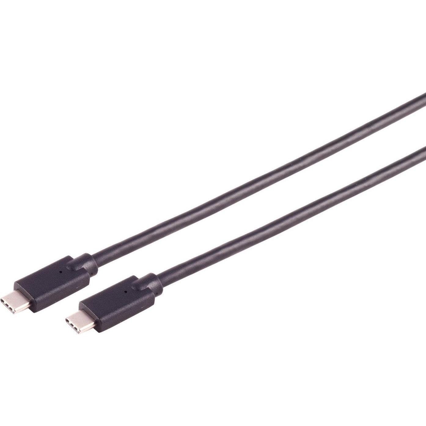 Shiverpeaks S/CONN maximum connectivity USB-C Verbindungskabel, USB Kabel Typ-C Stecker auf Typ C Stecker, 3.2 G (0.25 m...