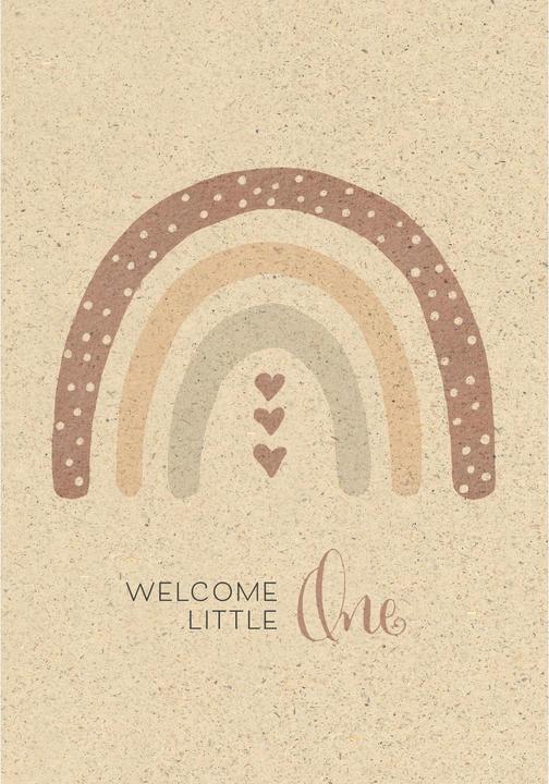 Carte de voeux Welcome little one 12.2 x 17.5 cm (1 pcs)
