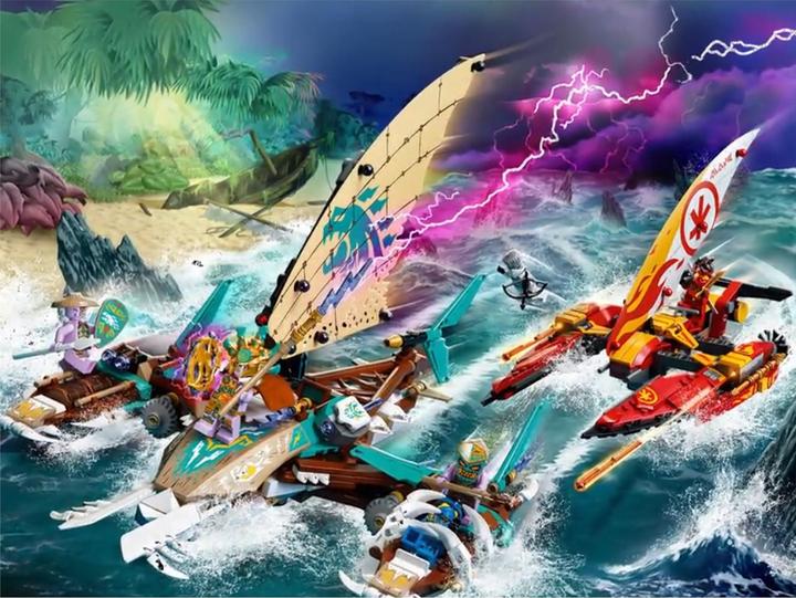 Produktbild LEGO Duell der Katamarane (71748, LEGO Ninjago)