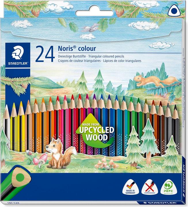 Produktbild Staedtler Buntstiftset mit Kindermalbuch mit Tieren (Mehrfarbig)