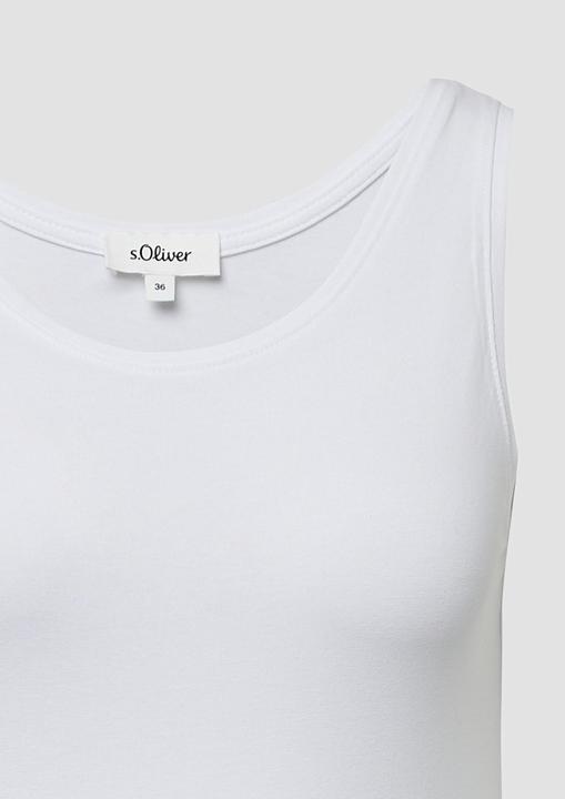 Produktbild S.Oliver T-Shirt Schmal geschnittenes Tanktop aus Baumwollmix (40)
