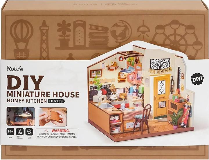 Actual product image Rolife Cozy Kitchen - Diorama